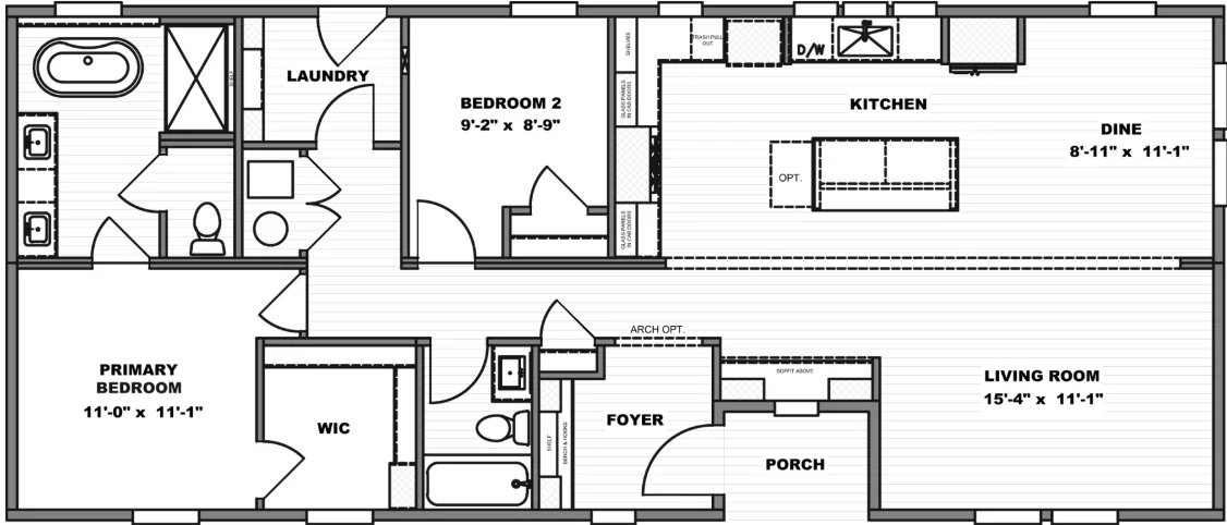 Cecilia floor plan home features